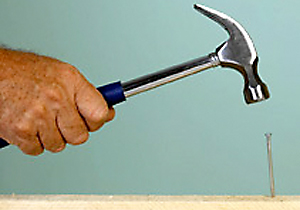 Image of hammer and nail